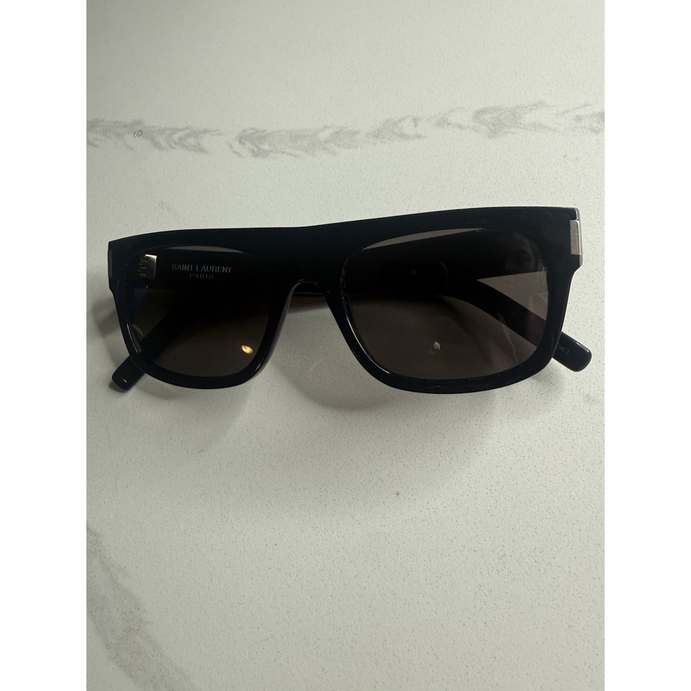 SAINT LAURENT SL293 001 Black/Black 52-19-145 Sunglasses